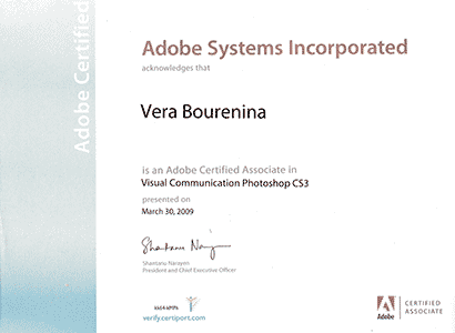 Adobe Photoshop certification